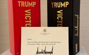 Trump gifts Syria’s Sharaa cologne after spraying him in viral Oval Office clip