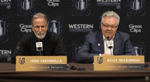 Golden Knights claim they’re focused on hockey while doing everything possible to distract from hockey
