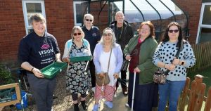 New greenhouse at vision loss charity helps grow plants and project