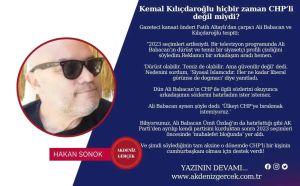 Kemal Kılıçdaroğlu hiçbir zaman CHP’li değil miydi?