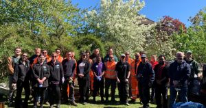 Primary school gets new-look outdoor space after volunteering day