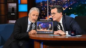 Farewell, Colbert. Trump's corrupt circus spins on in this sad AmericaMike Kelly