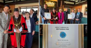 Major coastal attraction celebrates winning major award with pop star