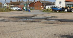 Potholes repaired at Norfolk beach car park
