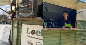 Coffee van owner celebrates milestone of turning 'dream business' into reality