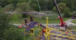 Theme park reveals behind the scenes look at new rollercoaster