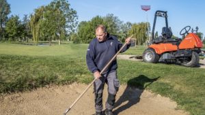 Geen leden, dus op Golfbaan Delfland is iedereen welkom. ‘Je moet met een glimlach van de baan lopen’