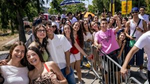 Nervios y emoción a tope antes del concierto de Bad Bunny en Barcelona: 