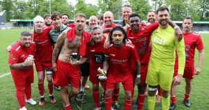 Hundreds watch football match featuring soap stars and Norwich City legends