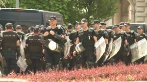 Jake policijske snage u Pionirskom parku