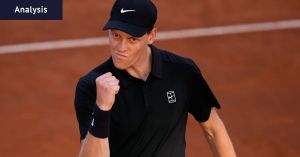 Djokovic, Nadal and Federer never achieved it. This should have been the year Sinner did
