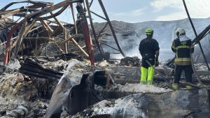 Se bil­le­der­ne: Sådan ser der ud efter stor­bran­den