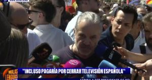 Acoso a TVE en la marcha ultra: Daniel Esteve insulta a una reportera mientras De Quinto amenaza con el cierre