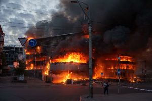 At least two killed as Russia uses hypersonic Oreshnik missile in mass attack on Kyiv area