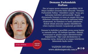 Demans Farkındalık Haftası
