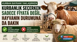 Kurbanlık Seçerken Sadece Fiyata Değil, Hayvanın Durumuna da Bakın