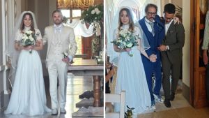 Igor Protti accompagna la figlia Noemi all’altare, l’ex moglie gli dedica un pensiero speciale: «Sei un grandissimo babbo»