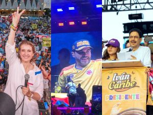 Así se midieron Paloma, Abelardo y Cepeda en las calles de Barranquilla