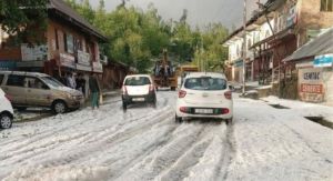 Summer Snow in Kashmir