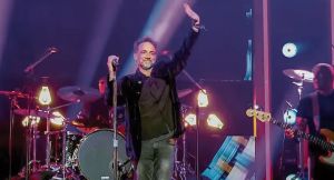 El Búho en el concierto de los Fabulosos Cadillacs