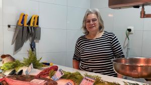 Loli Garrido, la última pescadera de Luarca: 