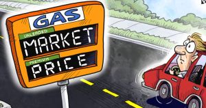 8 political cartoons gouge inflation and high gas price