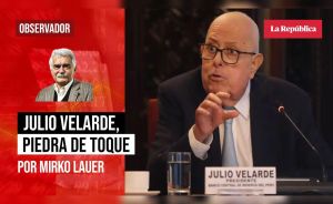 Julio Velarde, piedra de toque, por Mirko Lauer