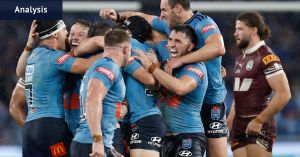 The Blues didn’t just have to beat Queensland. They had to beat themselves