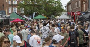 Town's food festival draws huge crowds as traders sell-out