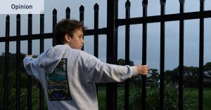 Don’t fence our schools in. Where else will the children (and grown-ups) play?