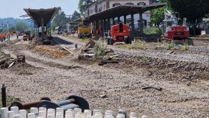 Elektrifizierung der Hochrheinstrecke: Wo sind denn die Gleise am Bahnhof Waldshut geblieben?