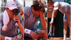 Sinner e il malore al Roland Garros. L’esperto: “Fisico da montagna meno resistente al caldo”