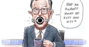 Adam Zyglis: Stephen Colbert