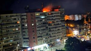 Un drone russo è esploso su un palazzo a Galați, in Romania