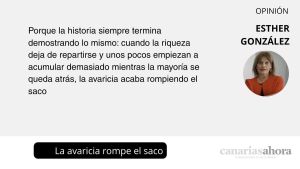 La avaricia rompe el saco