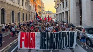 Listòn militarizzato, in piazza Casa Pound e il Pedro con la sinistra