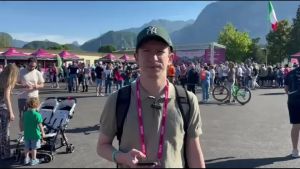 Giro d'Italia in Friuli, l'attesa di Gemona