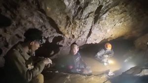 Vier goudzoekers gered uit grot in Laos