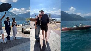 Riprese DI “Positano” a Marone: il fascino di Saldaña e McConaughey, il regista Roher “di casa”. Lungolago d’Iseo stellare