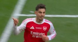 ¡A los cinco minutos! Kai Havertz adelantó 1-0 al Arsenal sobre PSG en la final de la Champions League | VIDEO