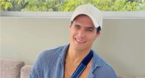 Facundo González sigue al pie de la letra las indicaciones de su doctor para recuperarse de la cirugía a su brazo
