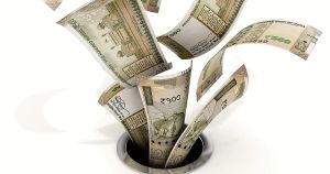 When a falling rupee produces a fiscal windfall