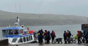 How a broken ferry turned tourists into a community on my Scottish island