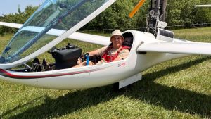 1088 Kilometer mit dem Segelflieger: Sascha Kaiser fliegt rekordverdächtige Distanz