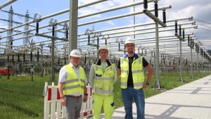 Von hier kommt der Strom für die Hochrheinbahn: Ein Rundgang über die Amprion-Baustelle in Tiengen
