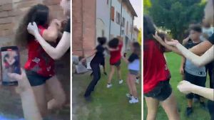 Il video dell’alunna di 12 anni picchiata e filmata dalle bulle coetanee: “Episodio doloroso e sconcertante”