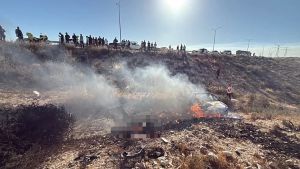 Two killed by explosive device in car on road near Beersheba