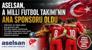 ASELSAN, A Milli Futbol Takımı’nın Ana Sponsoru Oldu