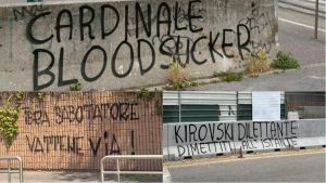 Cardinale go home: la protesta dei tifosi del Milan invade i muri. E spunta l’idea di un messaggio in Times Square