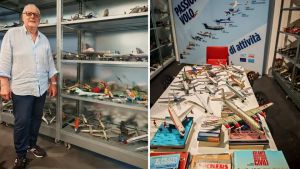 Americani, giapponesi e tedeschi, i suoi modellini arrivano da tutto il mondo: la collezione di Alessandro finisce in un museo